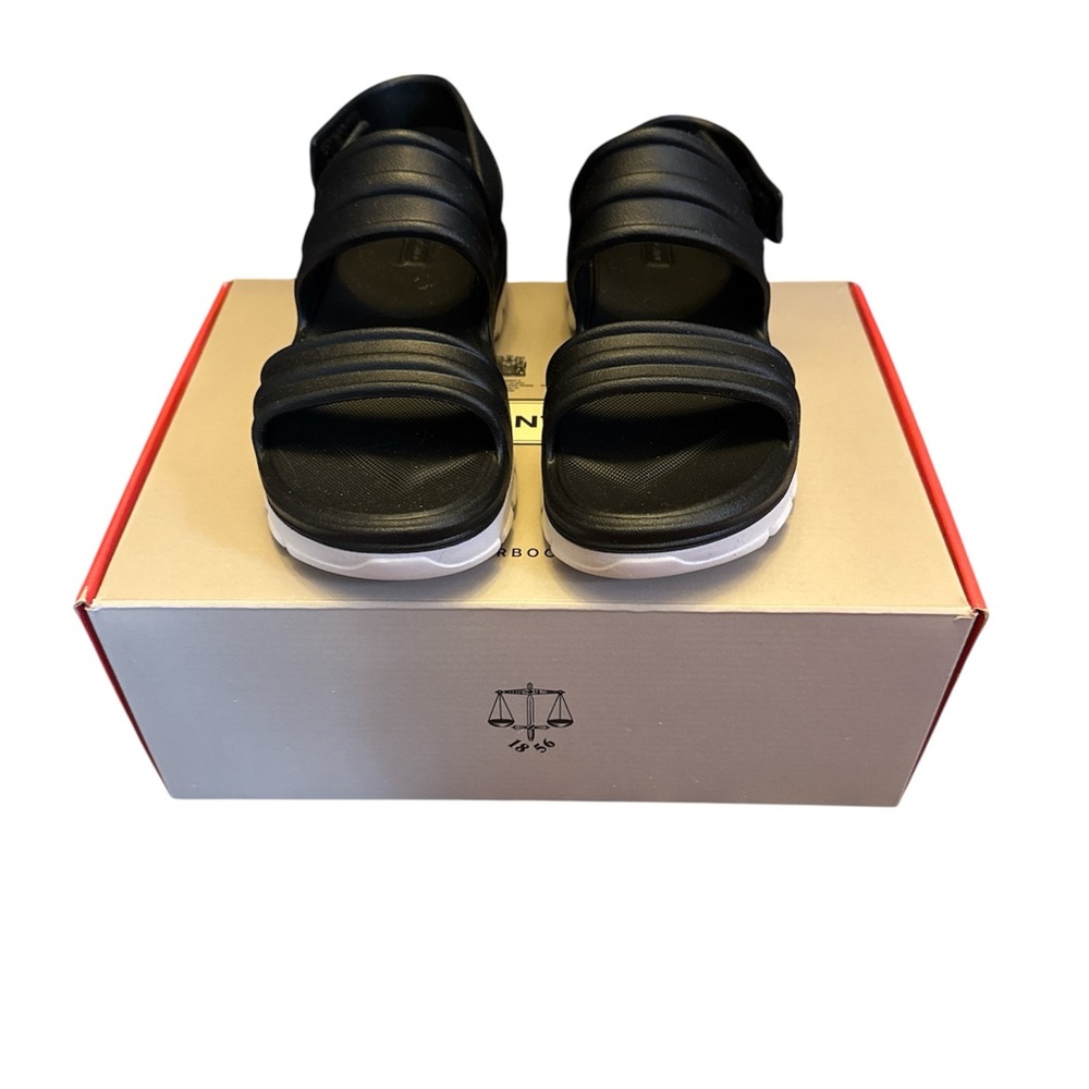 New Hunter Black Algea Foam Sandals